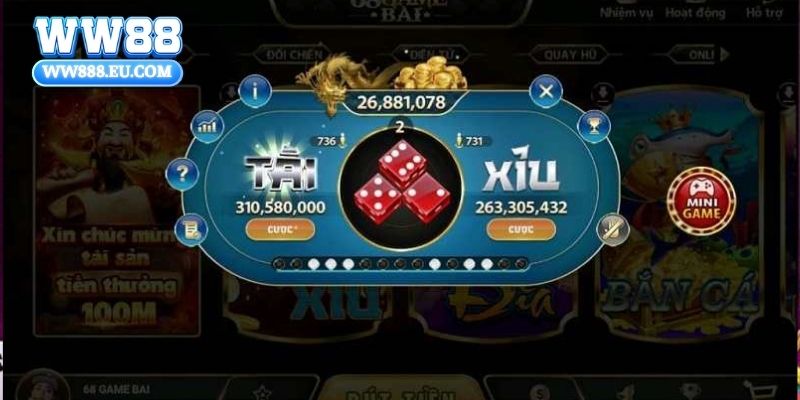 Làm quen với cách chơi tài xỉu từ WW88